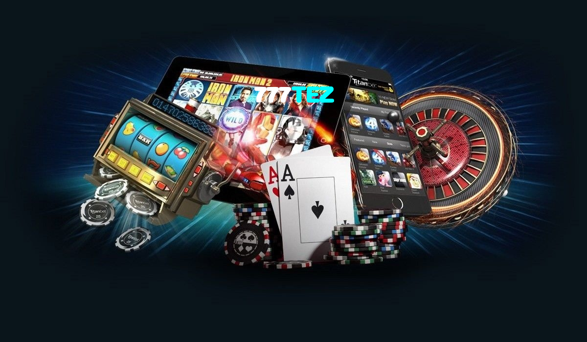777TEZ casino presented on mobile device in Pakistan with slots and live games